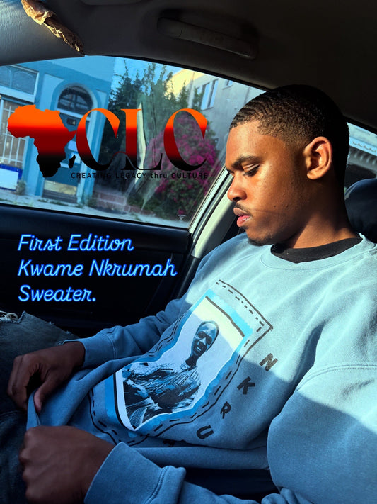 First Edition: Kwame Nkrumah Luxury Sweater (Blue)