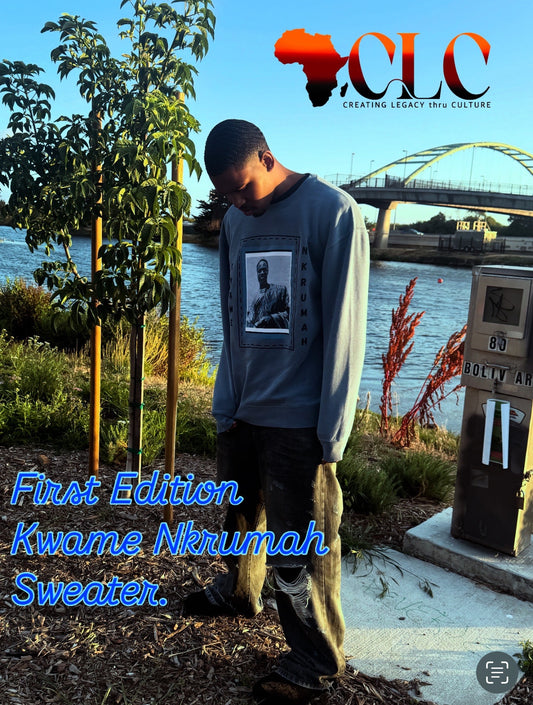 First Edition: Kwame Nkrumah Luxury Sweater (Blue)